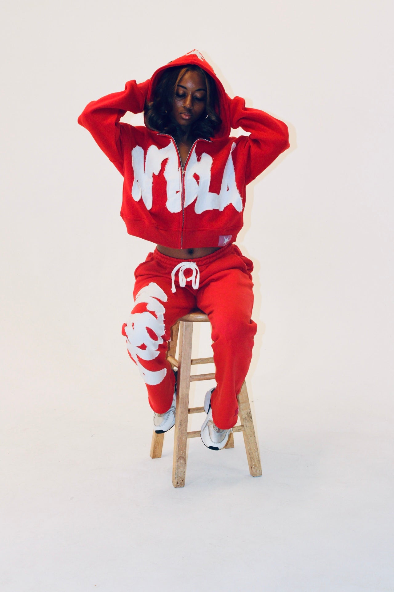 RED NBLA DISTRESSED