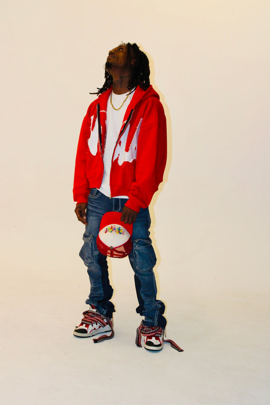 RED NBLA HOODIE