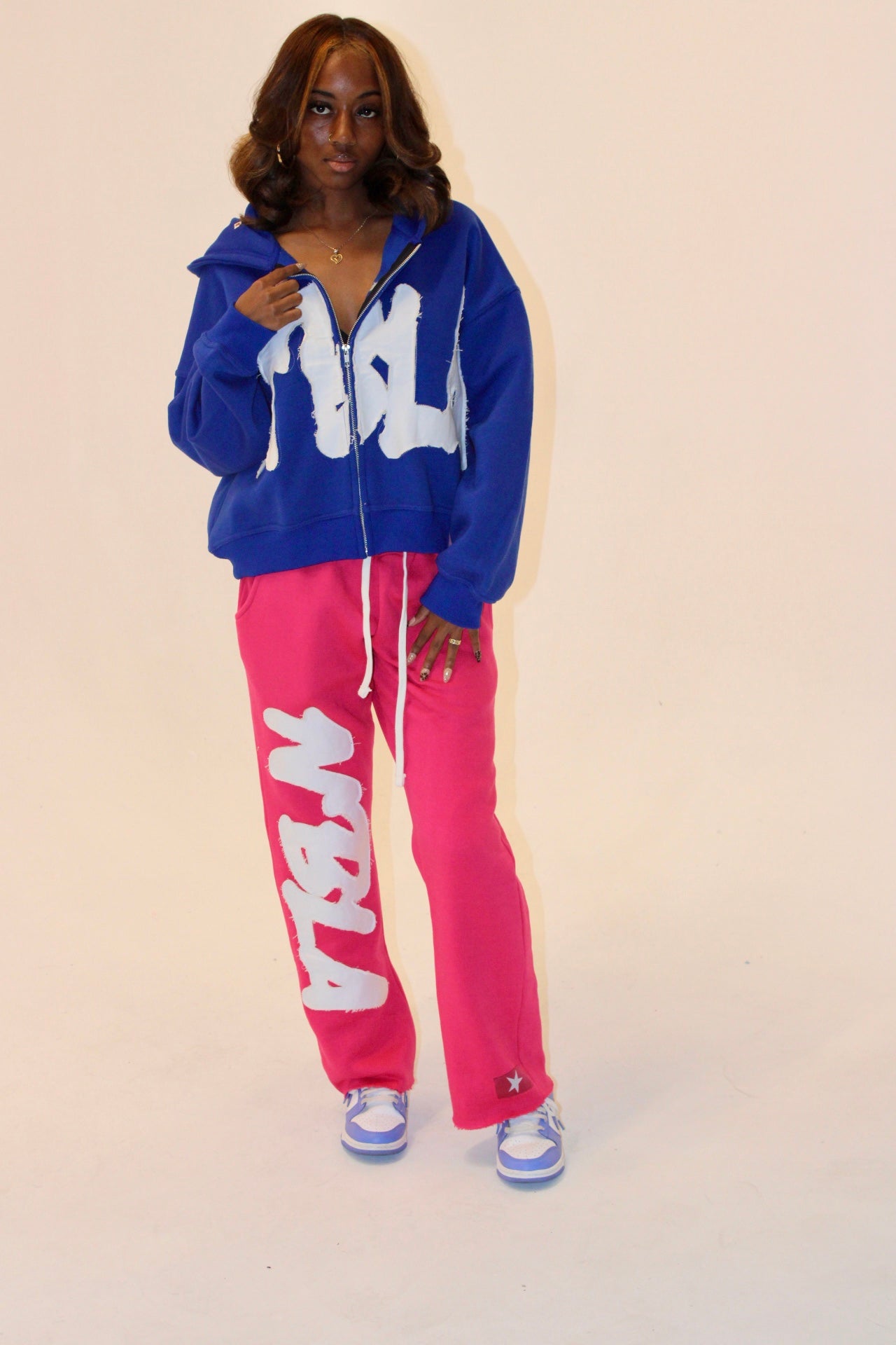 PINK NBLA DISTRESSED